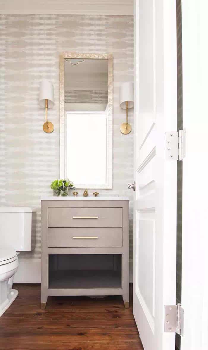 Visually Large Powder Room