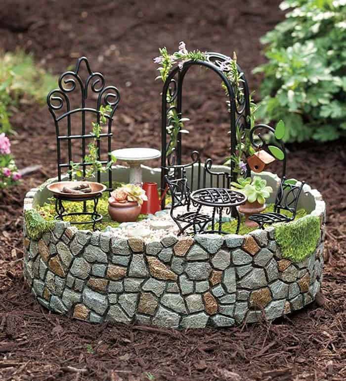 Adorn Your Fairy Garden with a Tiny Rock Fence