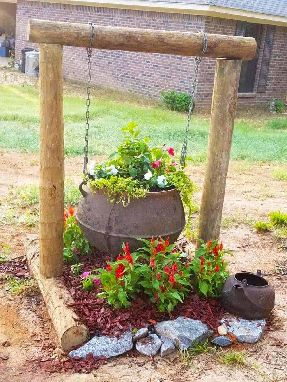 Rustic Hanging Garden