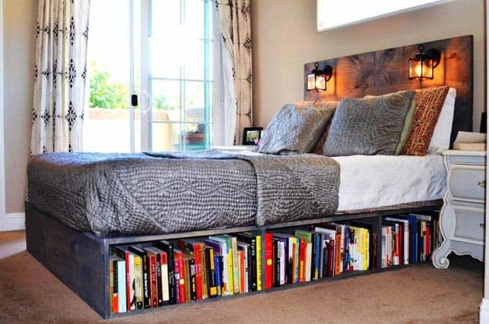 Keep Books Tucked Under The Bed