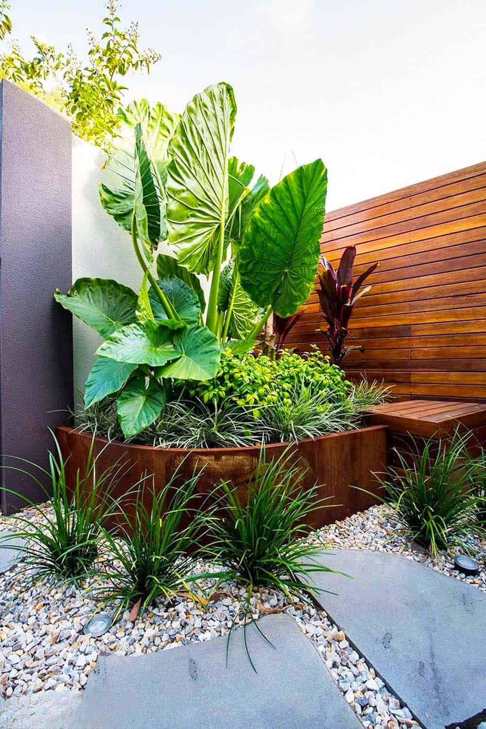 Tropical Planter Display