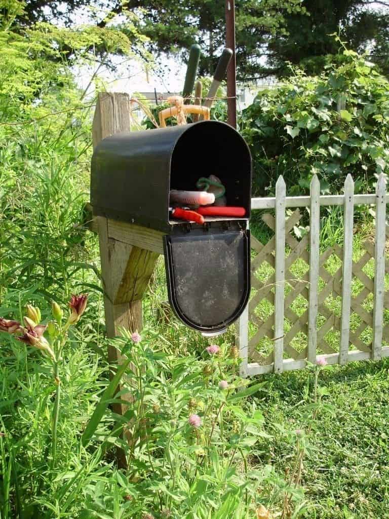 Mailbox To Store Garden Tools