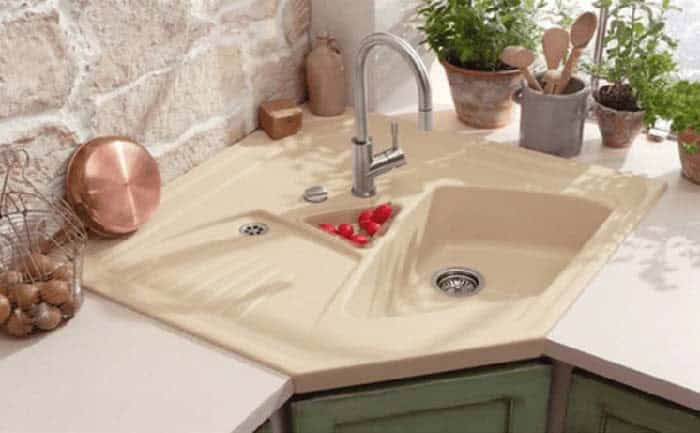 Simple Corner Sink Design