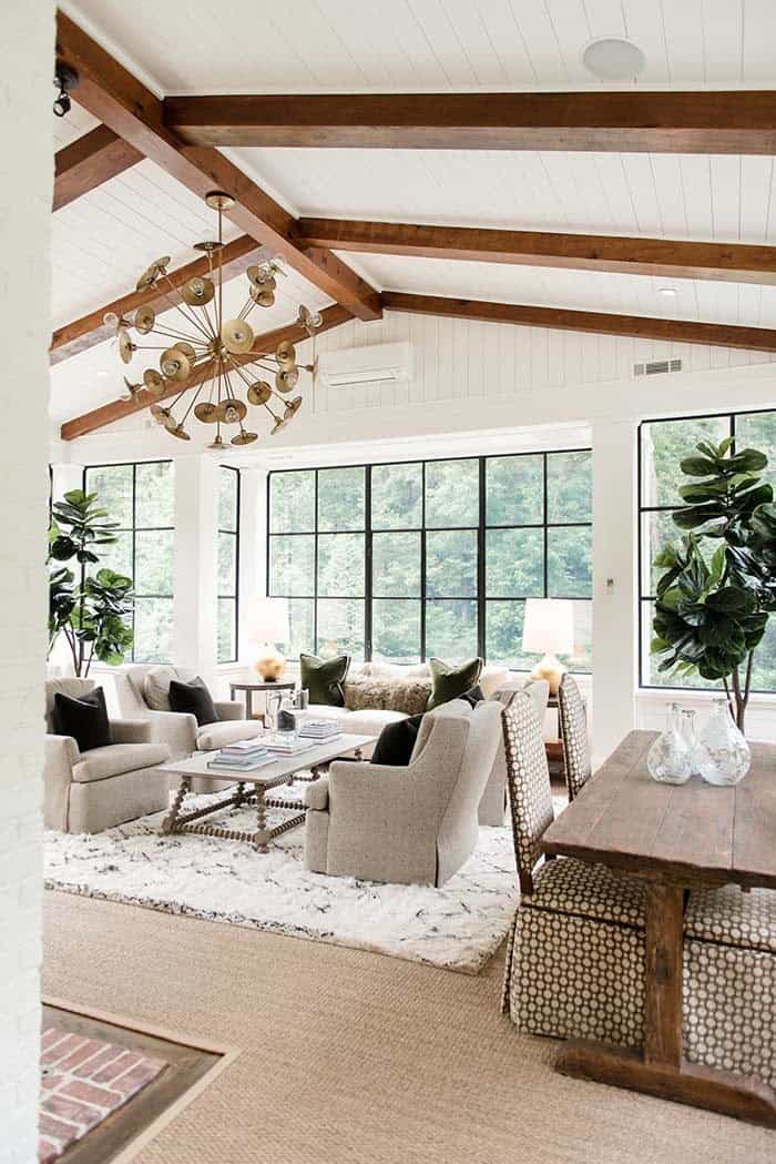 Add Character to Vaulted Ceilings with Brass