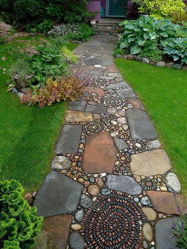 From Random Stones To One-Of-A-Kind Walkway To Home