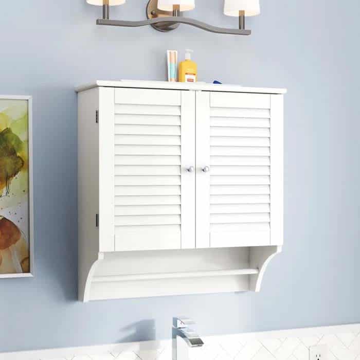 Cabinet With A Towel Rack