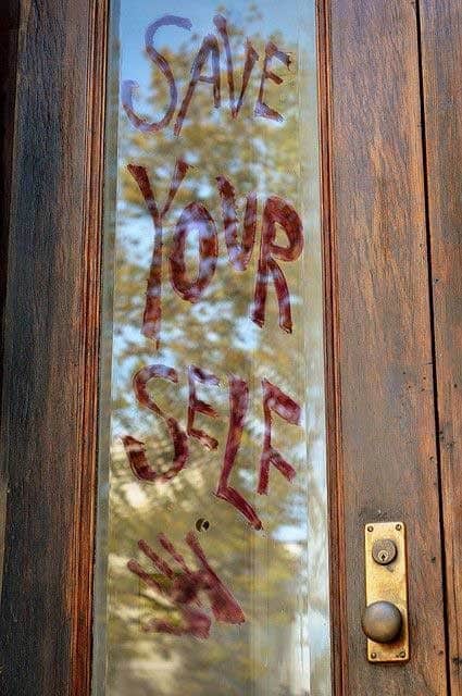 Creepy Window Warning