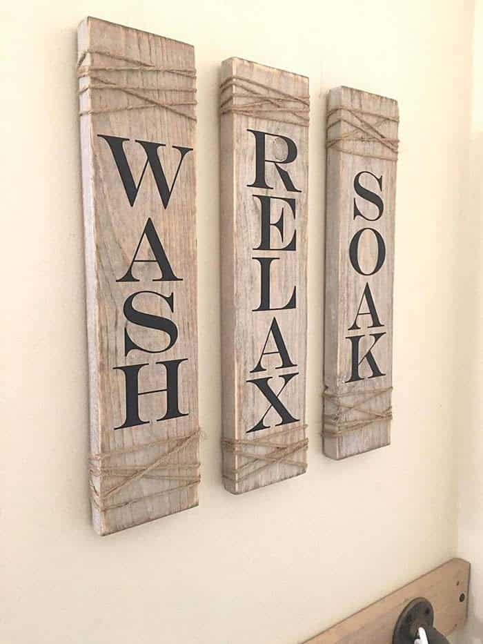 Elevate Your Bathroom Decor with Farmhouse Signs