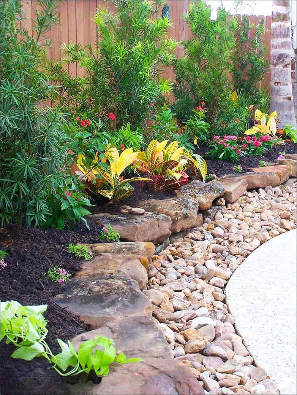 Vibrant Edged Walkway