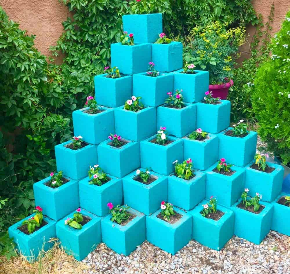 Aquamarine Planter Pyramid