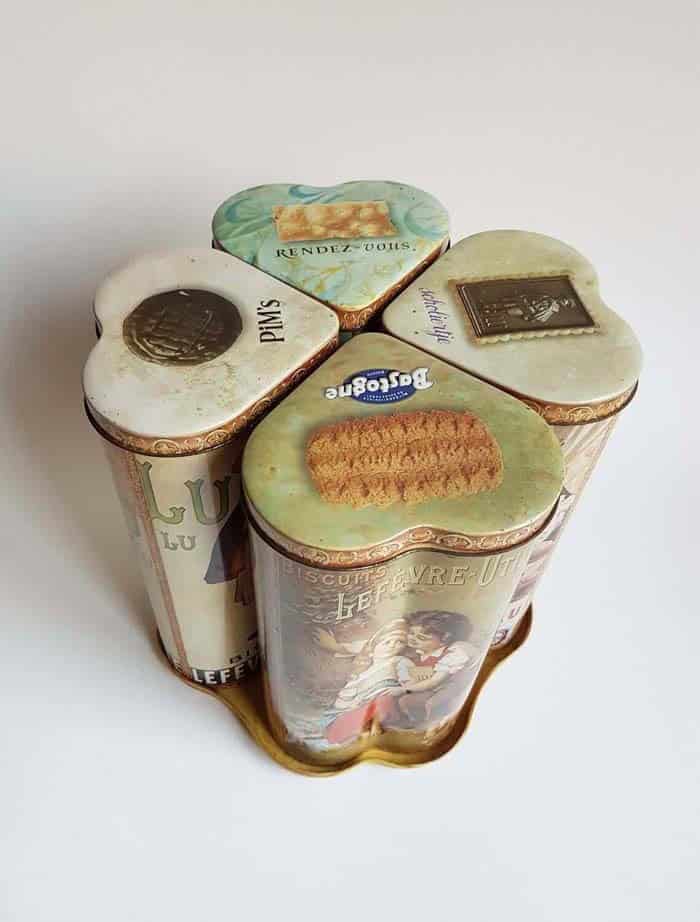 Vintage Biscuit Container Storage