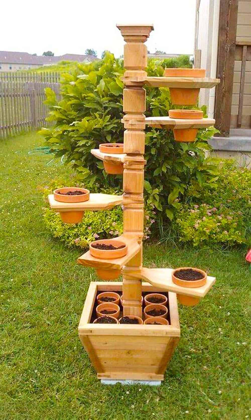 Spiral Planter Tower