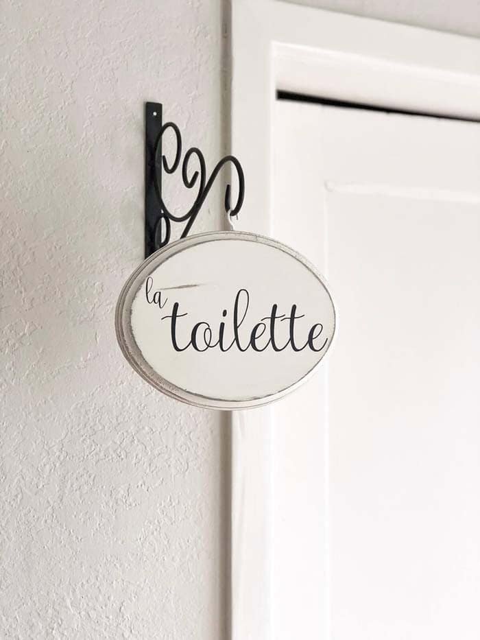 La Toilette French Country Sign