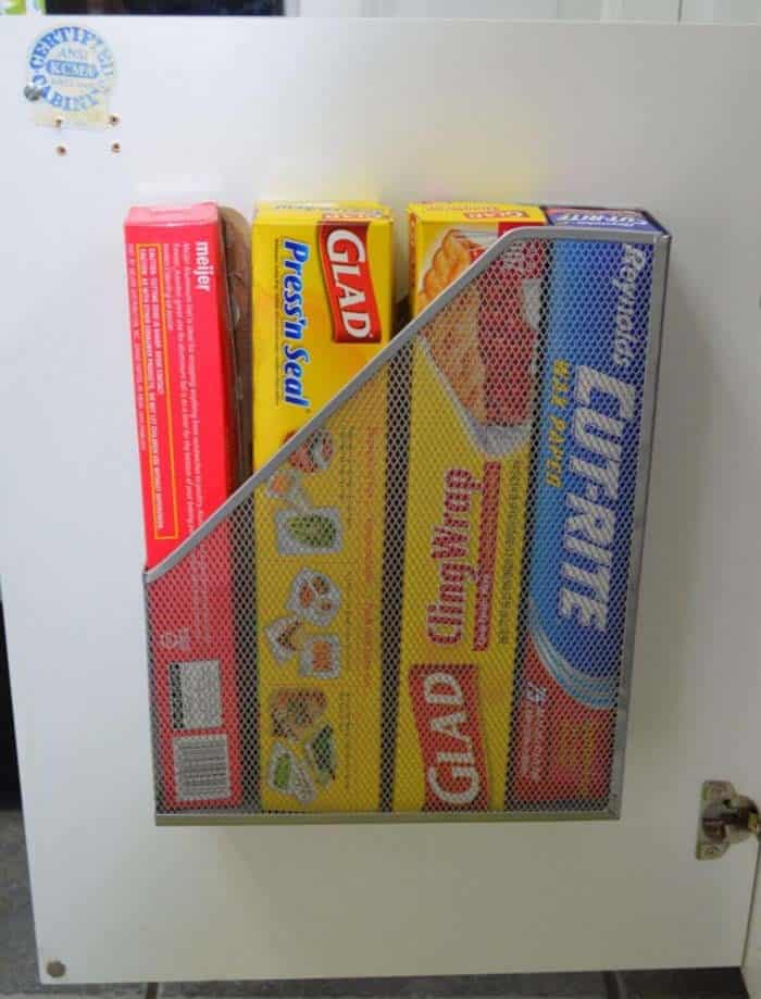 Reorganize Your Kitchen with a Magazine Organizer