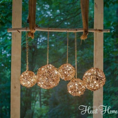 Bring Rustic Charm with Grapevine Lanterns