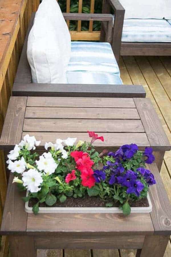 Side Table Planter Insert