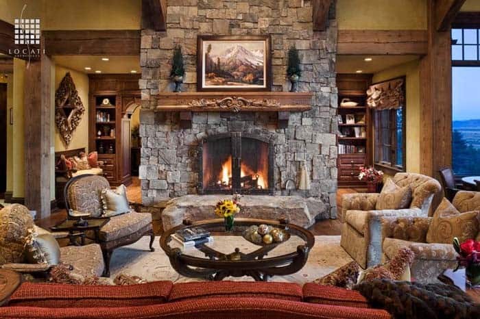 Bring Warmth to Your Home with Rough Stones Fireplace