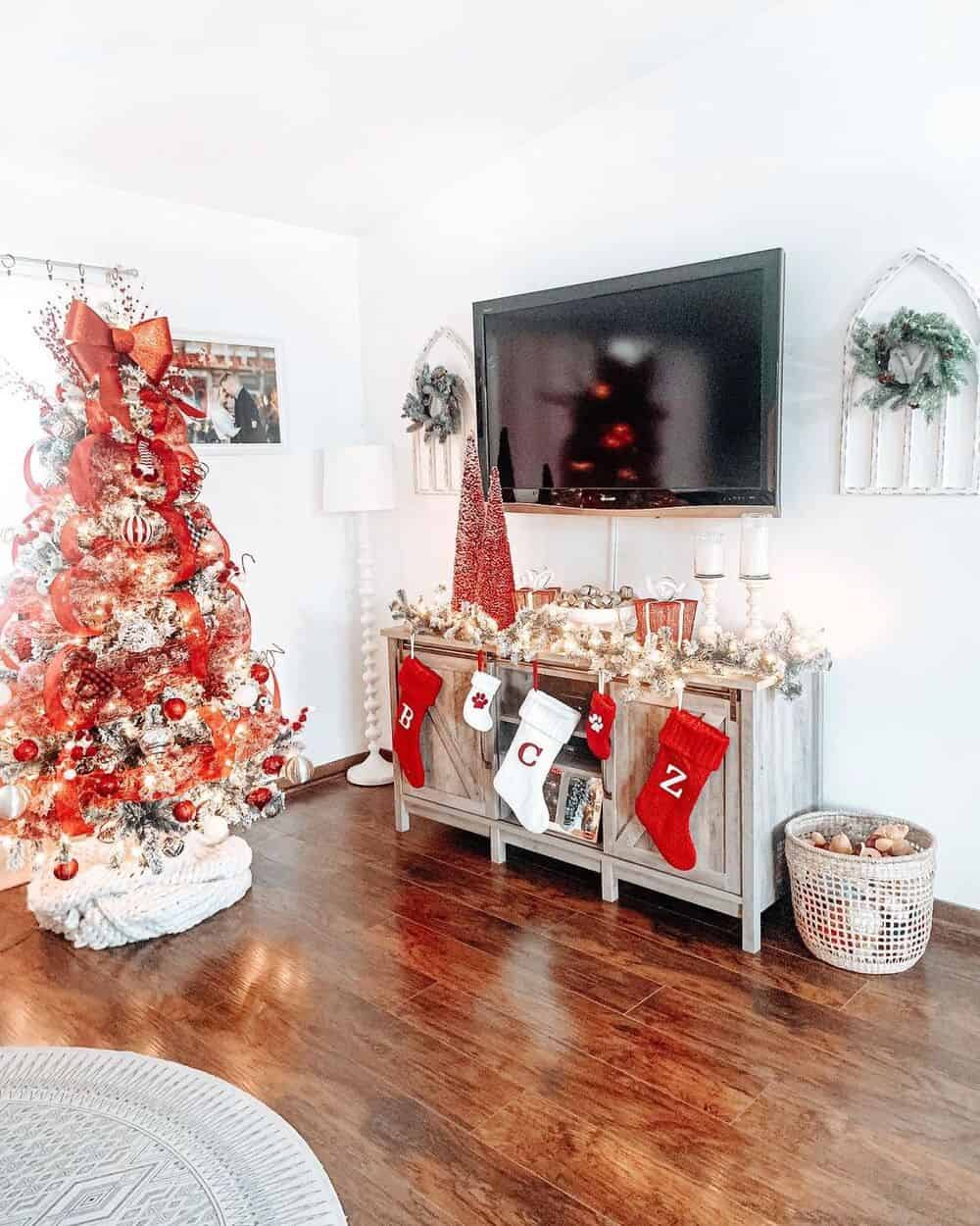 Bring the Christmas Magic with Red and White