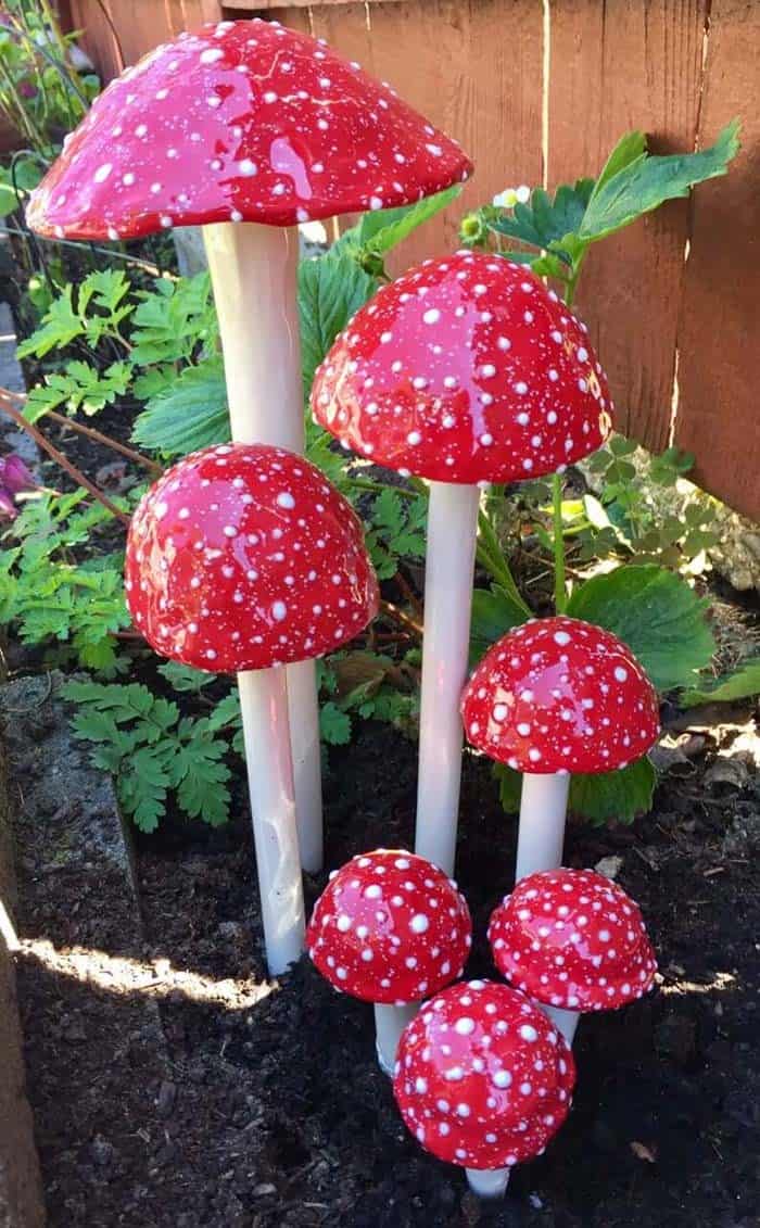 Fairy Toadstool Garden Decoration