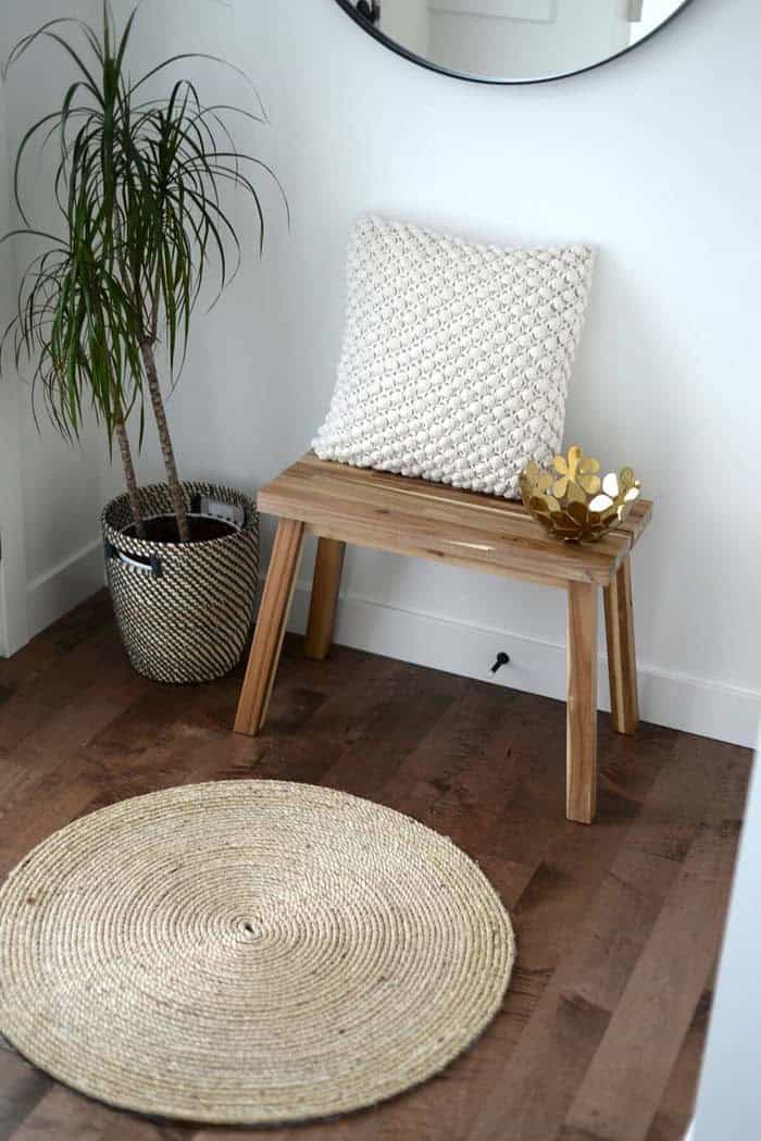 DIY Circular Rope Welcome Mat