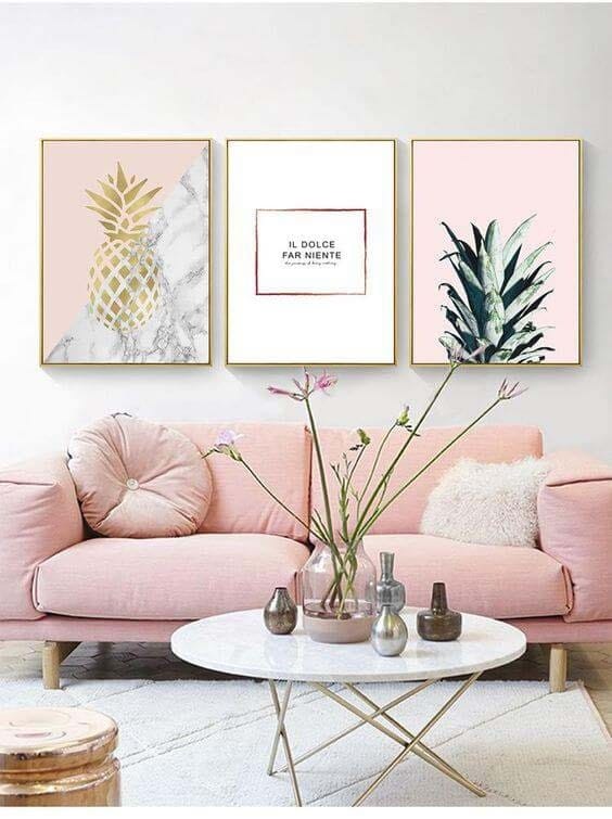 Feminine Space with Shades of Pink and Mercury Glass DIY