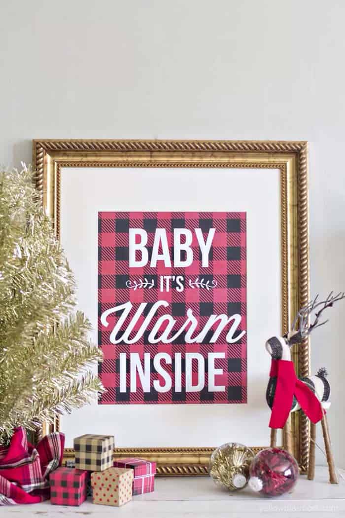 Frame a Customized Buffalo Plaid Art