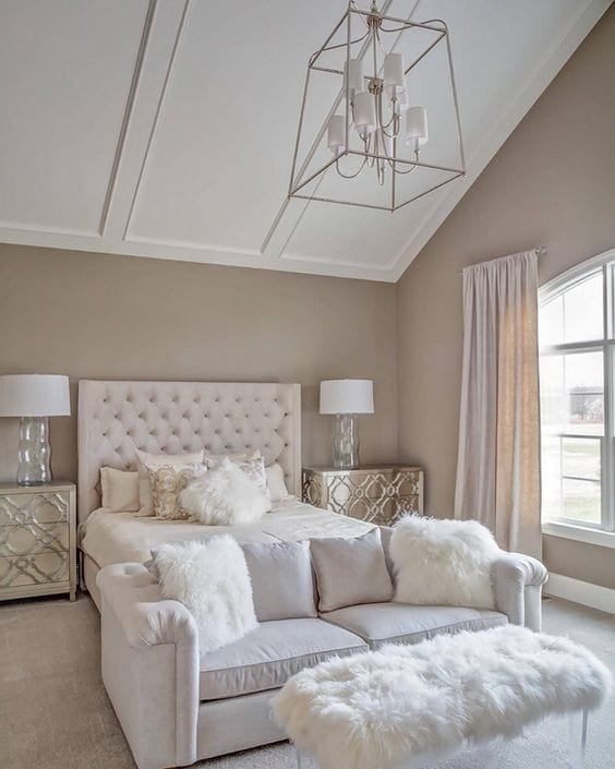 Maximize Small Master Bedroom Space with a Chic Couch