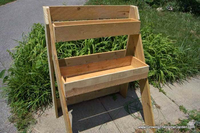 Space Saving Tiered Planter Boxes