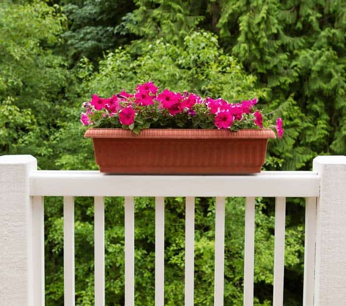 Install Planters on Deck Railing