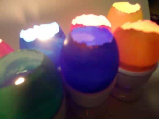 Build Mini Egg Votive Candles