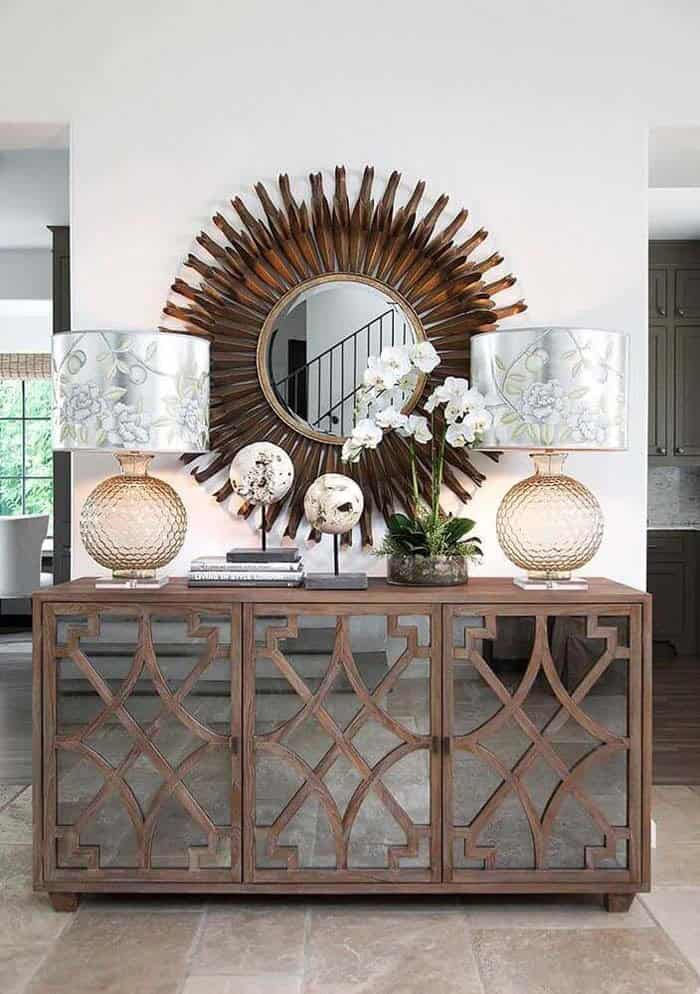 Add Aesthetic Beauty and Symbolism with a Sunburst Mirror