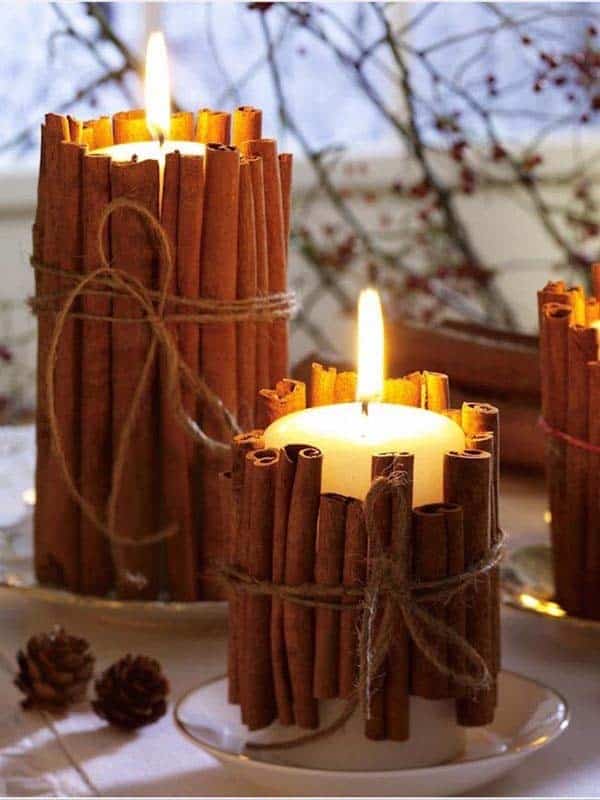 Create a Magical Fall Atmosphere with Cinnamon Candles