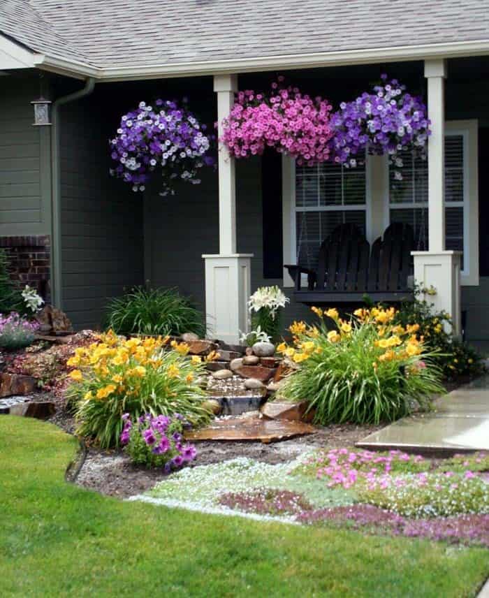 Change out Flowering Planters for Variety