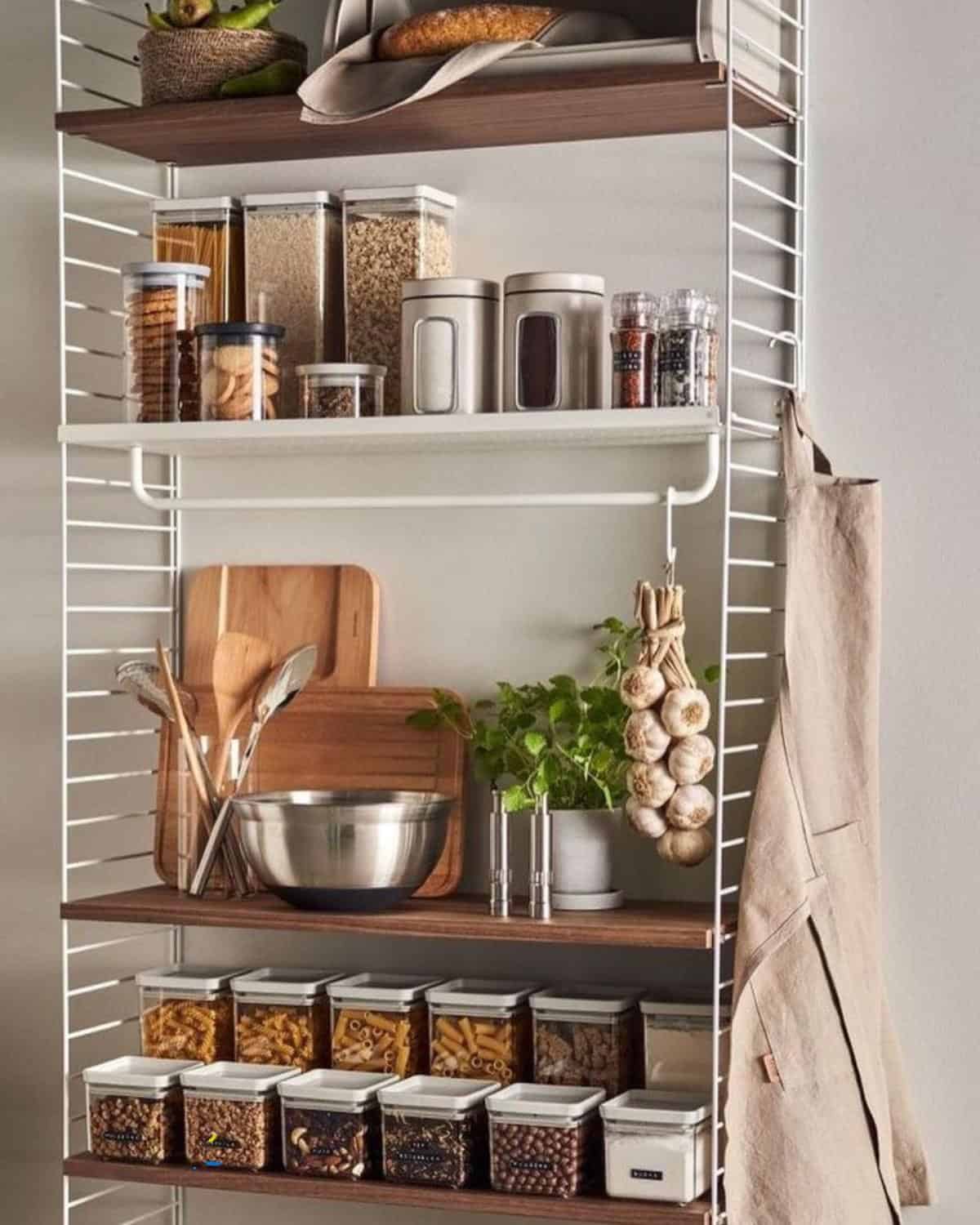 Create a Tupperware Storage Shelf