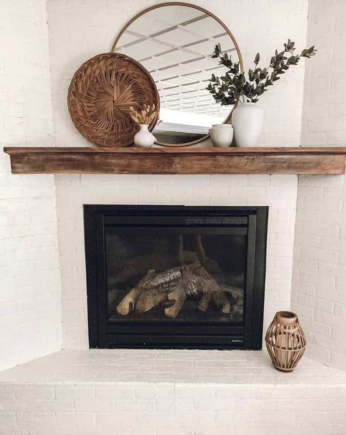 Transform Your Fireplace with a Fresh Coat of White Paint