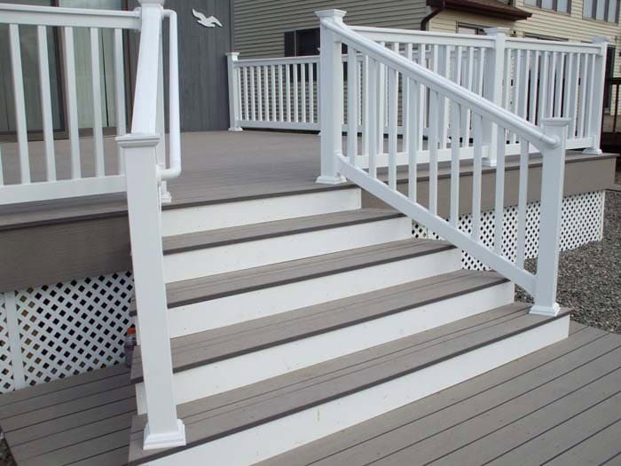 Deck Skirting Matches Stairs