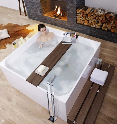 Give Your Space a Modern Look with a Square Bathtub