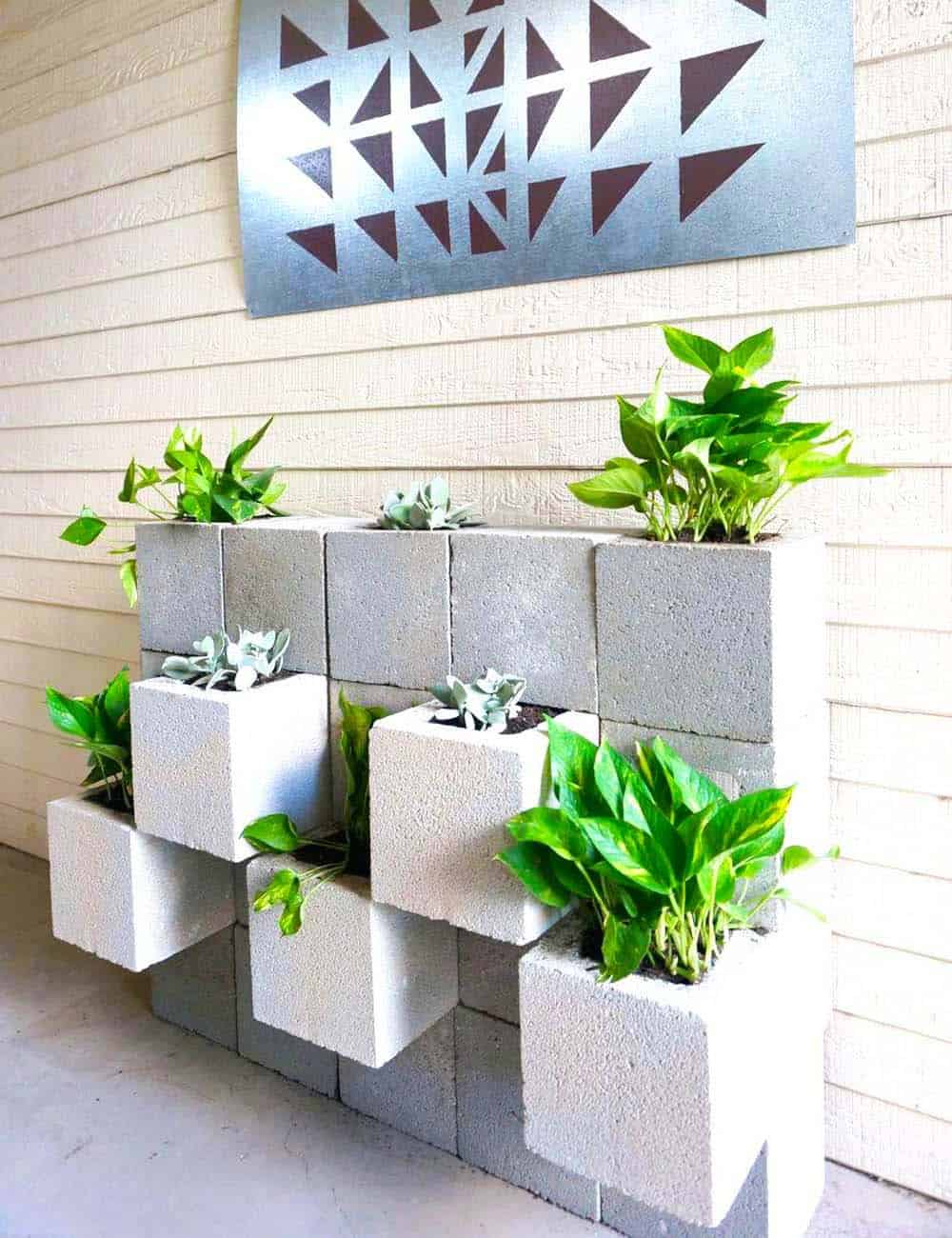 Cinder Block Garden