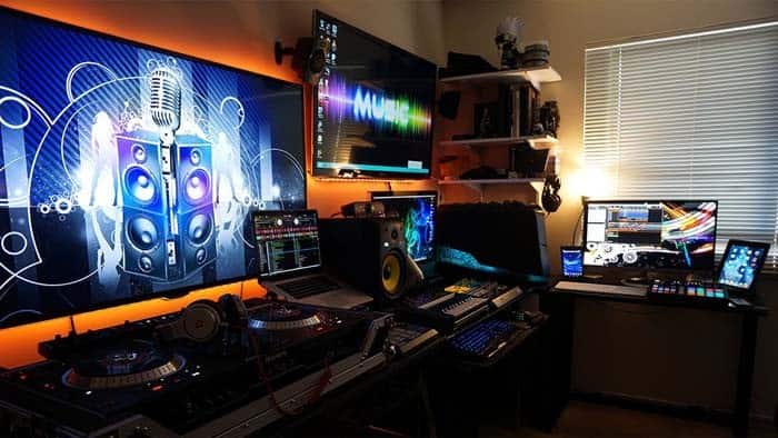 Man Cave For A Music Lover