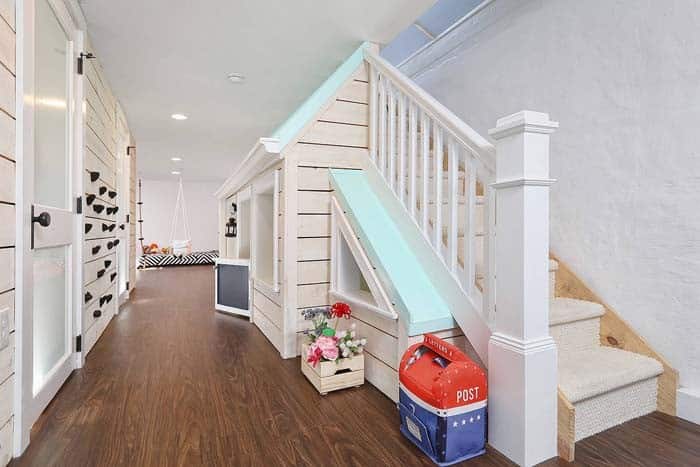 A Creative Playhouse Under the Stairs