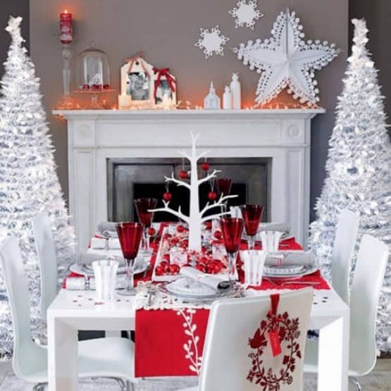 Indulge in the Lavish Look of White Christmas Decor