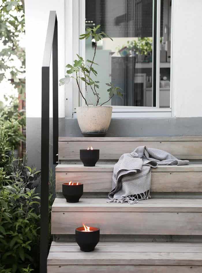 Line Your Steps With Candle Holders