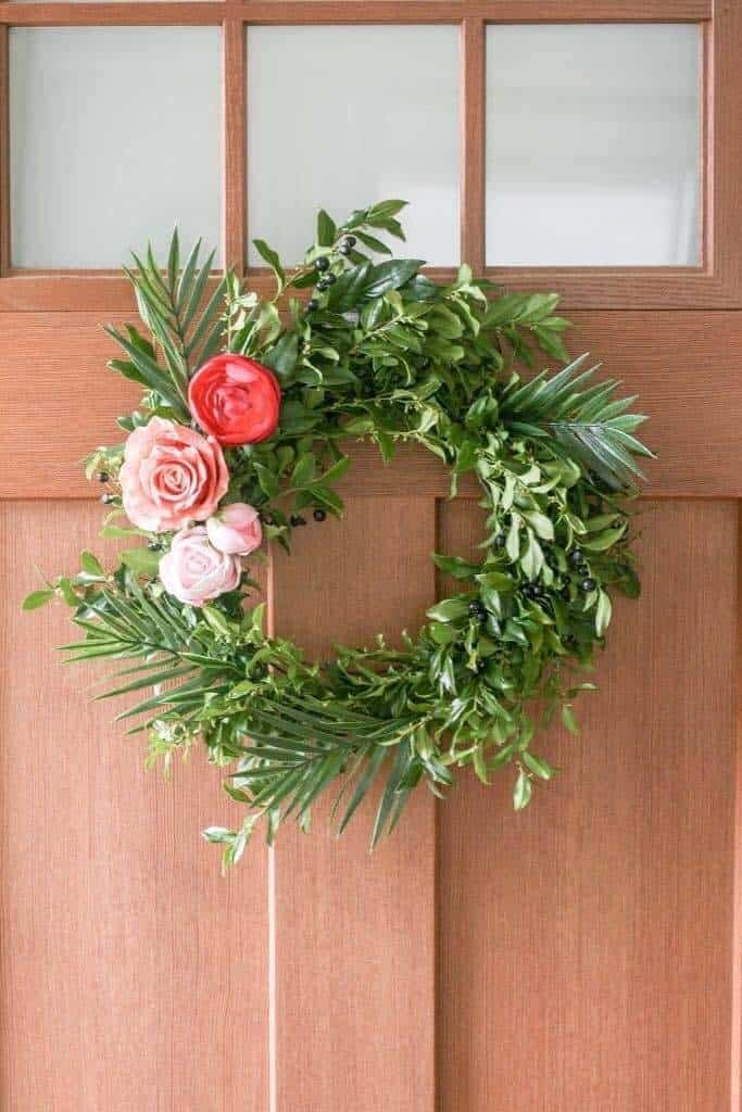 Mixed Greens With A Pop Of Blooms