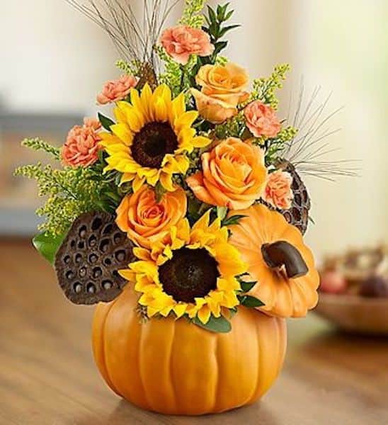 Make a Farmhouse-Style Pumpkin Flower Vase