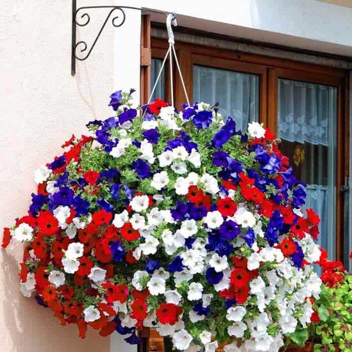 Hang Patriotic Planters for 4th July Celebrations