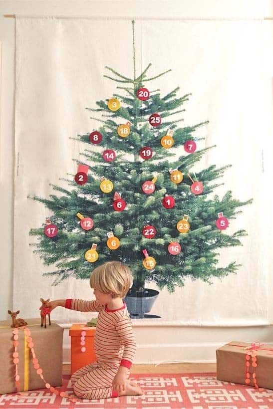 Tree Mural Advent Calendar