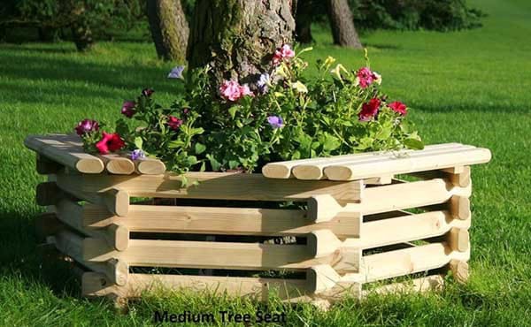 Build a Chic Raised Flower Bed with Wooden Beams