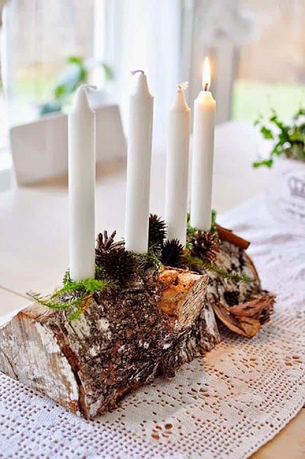 Immerse Yourself in the Beauty of a Wood Candleholder