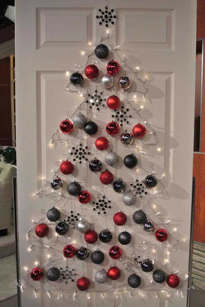 String Light Tree Door Décor