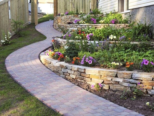 Edge Your Raised Garden with Pavers